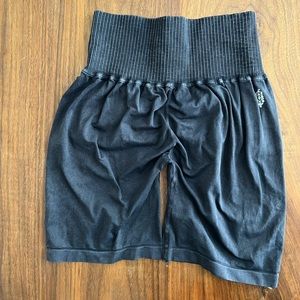 Free People Good Karma Ruched Shorts